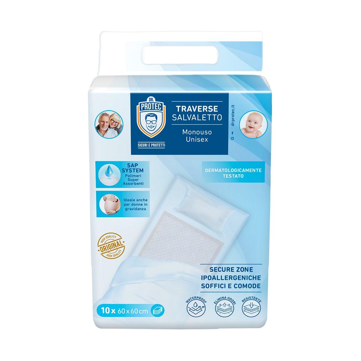 Dr.protec traverse adulti 60x60 conf 10pz