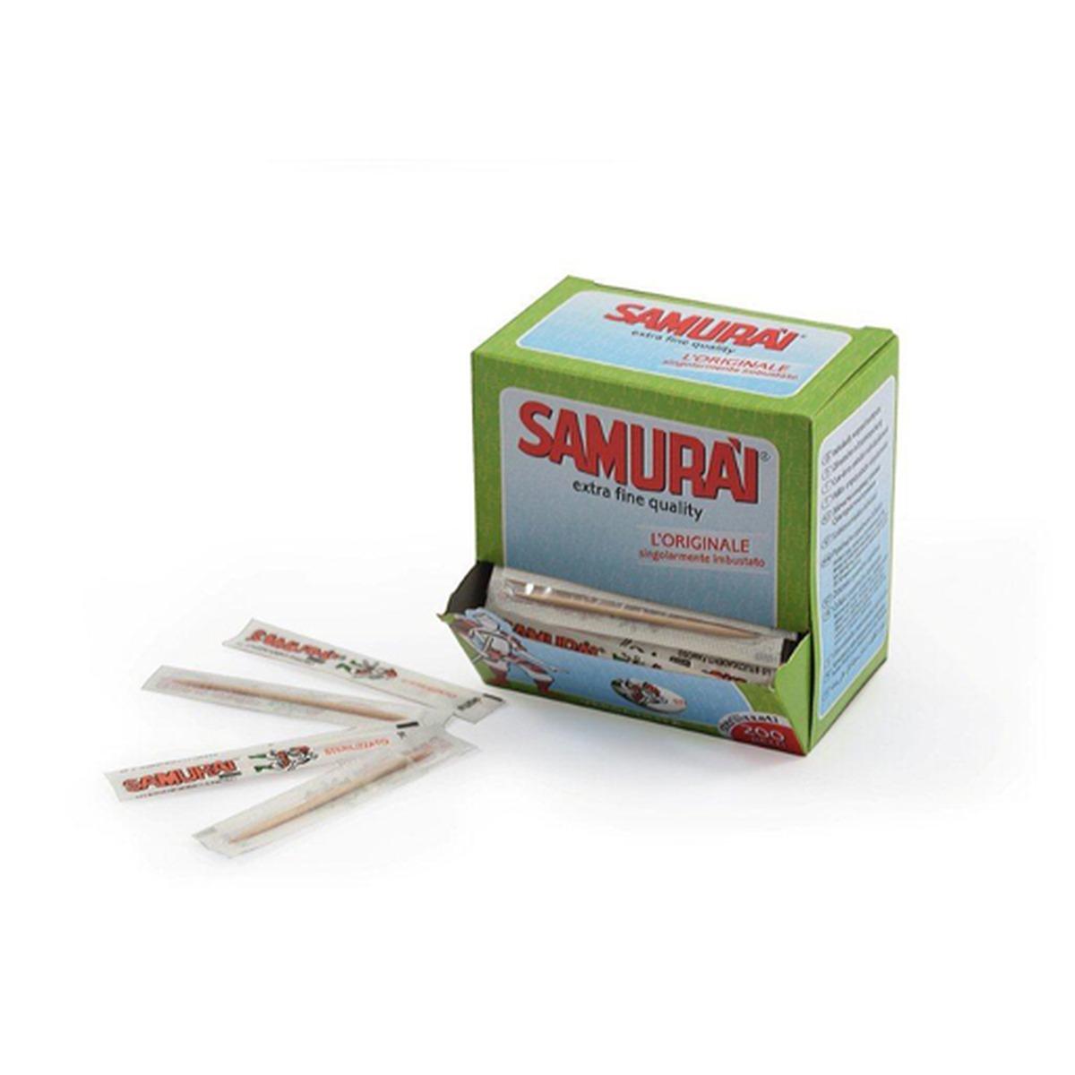 Samurai stuzz. dispenser imb. sing. 200 pz