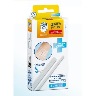 Dr.protec cerotti sterili sutura 8pz assortiti