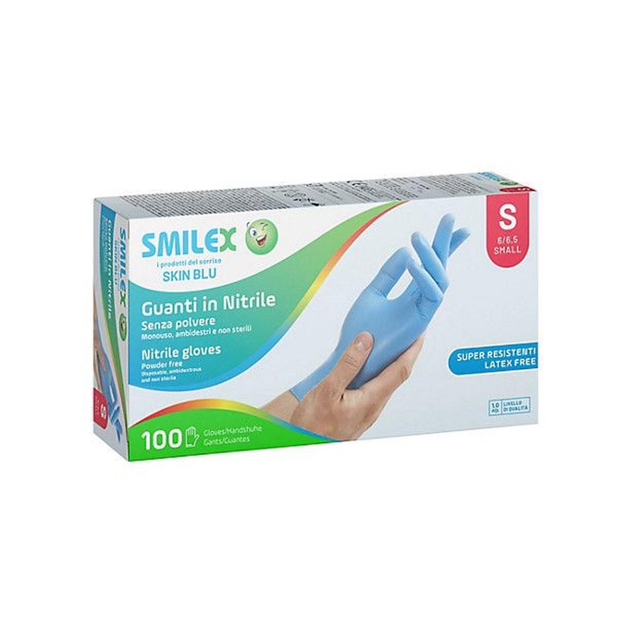 Smilex skin blu nitrile x100 s