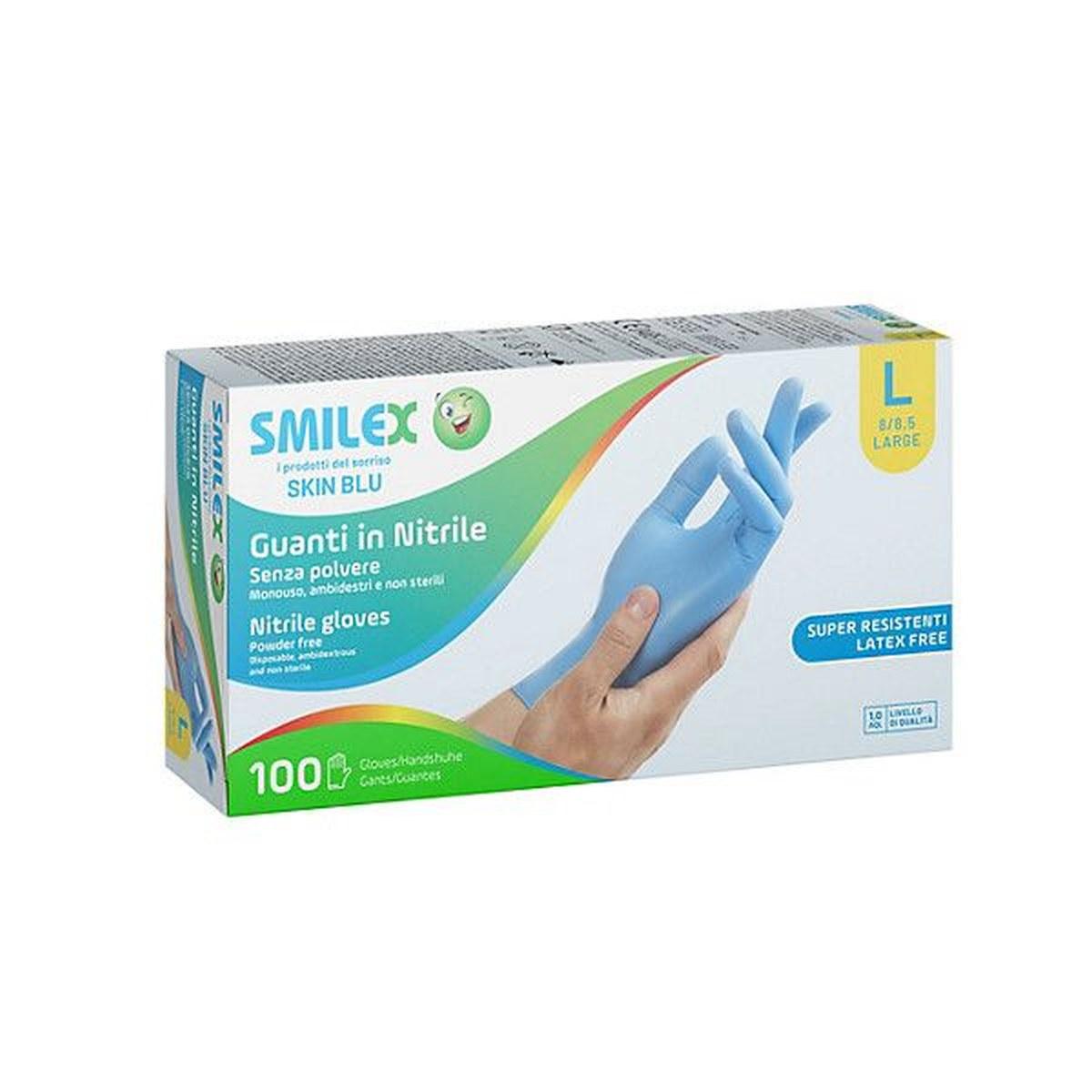 Smilex skin blu nitrile x100 l